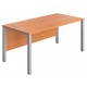 Olton Goal Post 800mm Deep Straight Desk